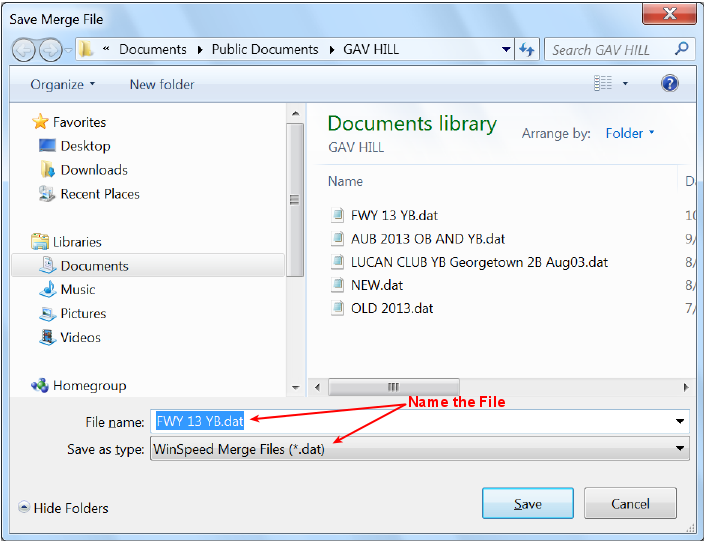 Step 2: Save File